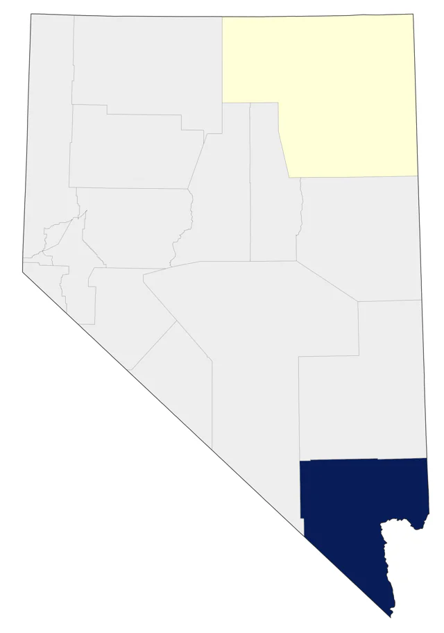White Wagtail county map
