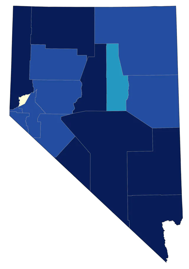 Willow Flycatcher county map