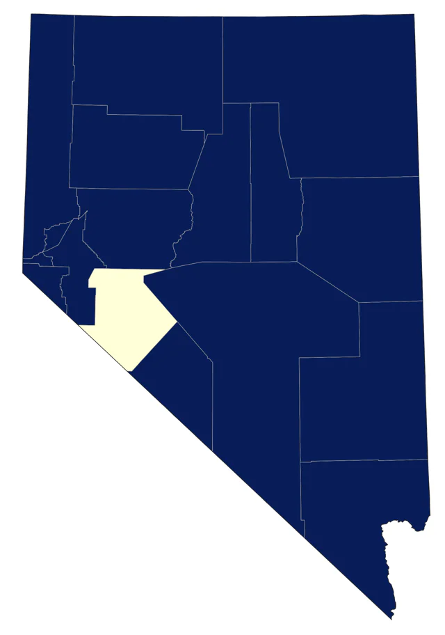 Wilson's Phalarope county map