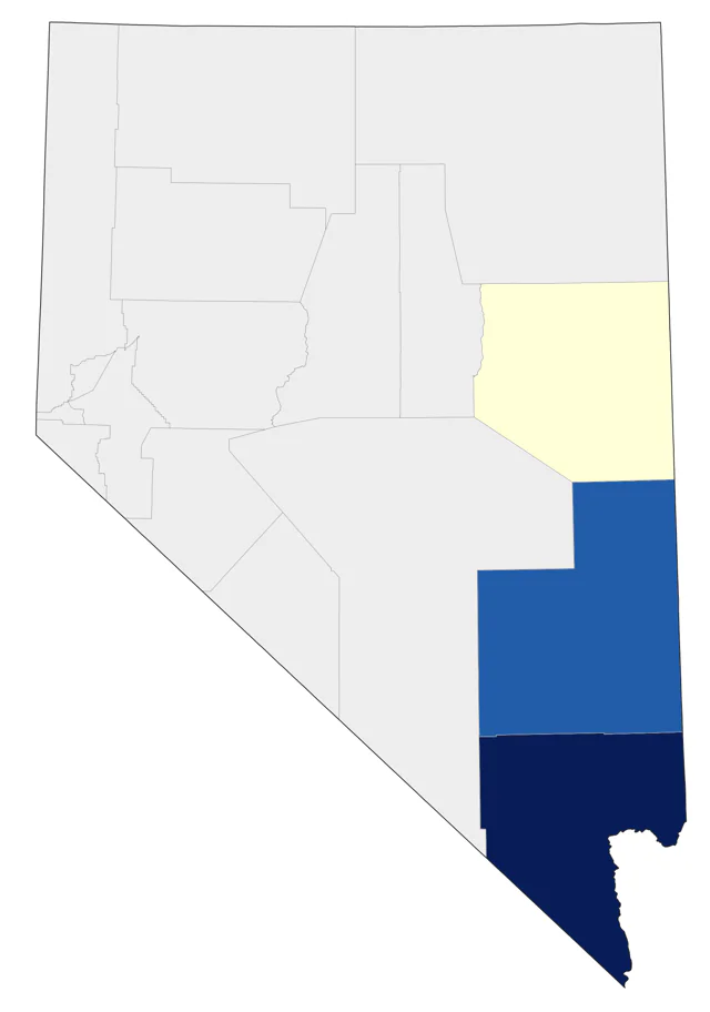 Zone-tailed Hawk county map