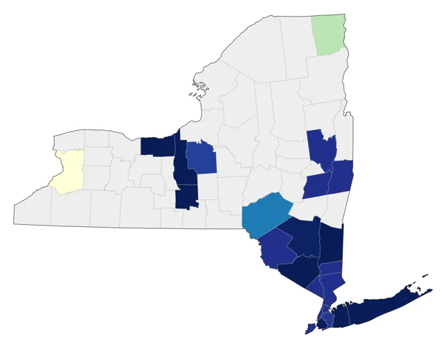 Arctic Tern county map