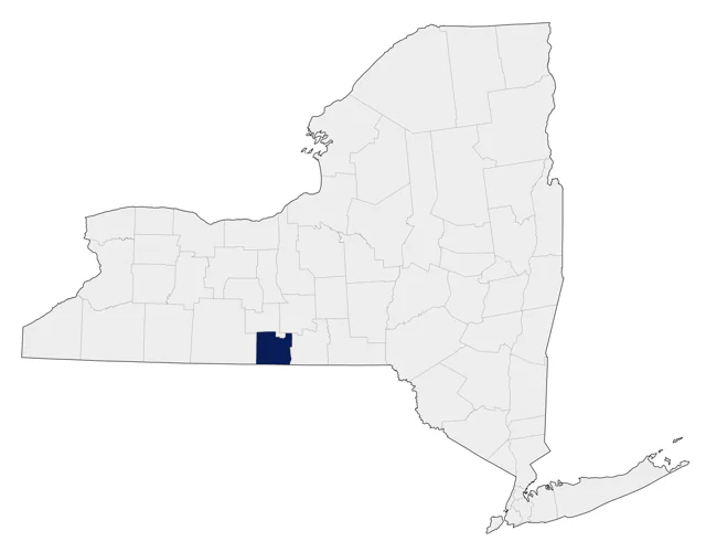 Brown-headed Nuthatch county map