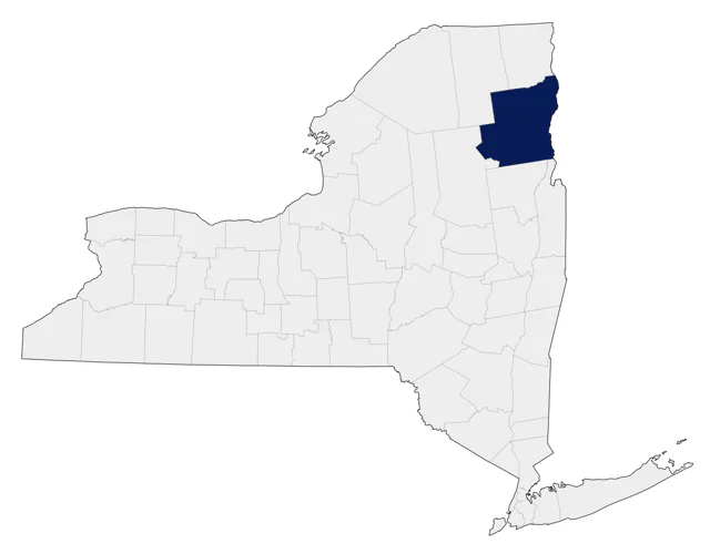 Common Pochard county map