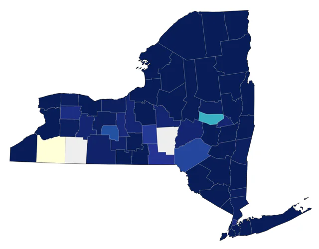 Eastern Whip-poor-will county map