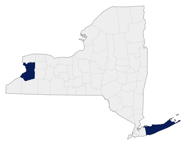 Elegant Tern county map