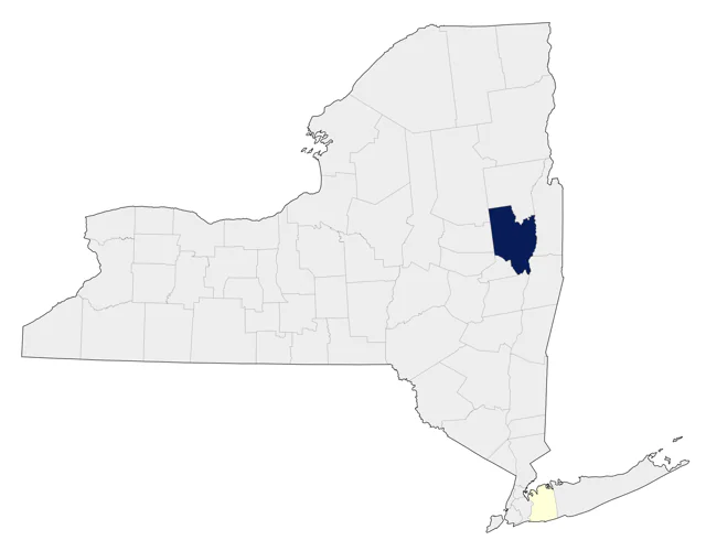 Emu county map