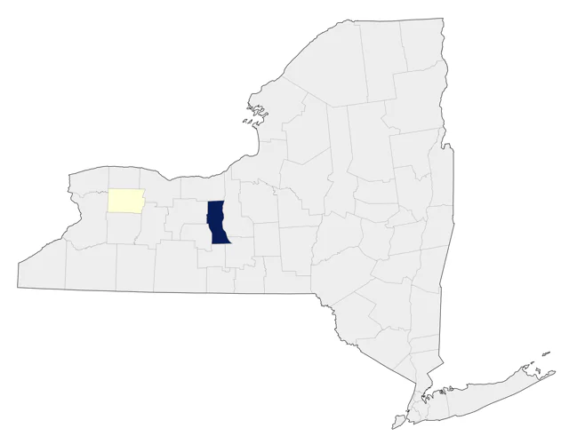 Garganey county map