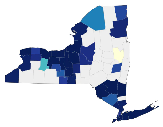 Hudsonian Whimbrel county map