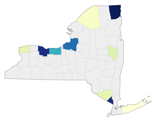 Ivory Gull county map