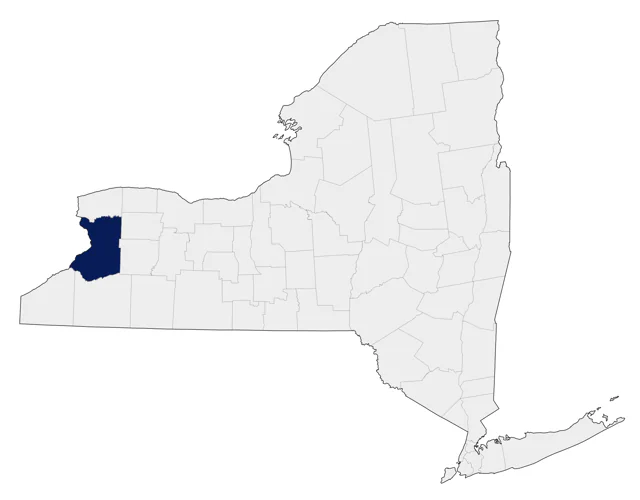 Laughing Kookaburra county map