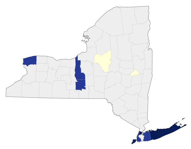 Leach's Storm-Petrel county map