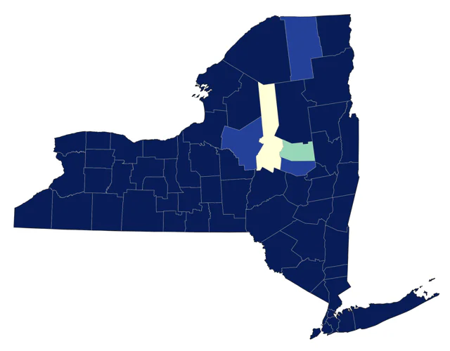 Long-tailed Duck county map