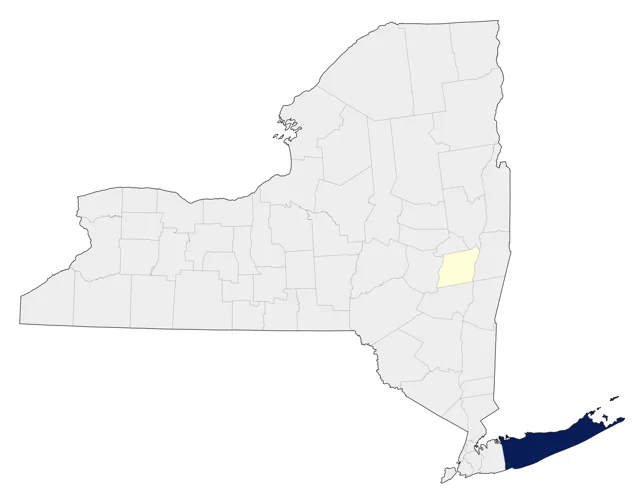 Northern Lapwing county map