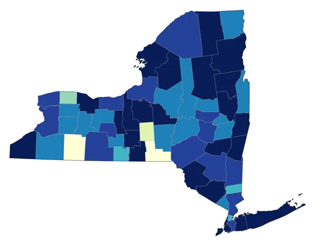 Northern Saw-whet Owl county map