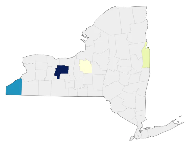 Passenger Pigeon county map