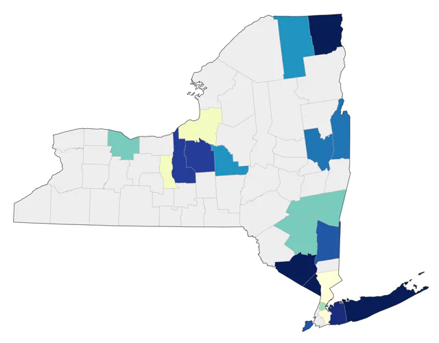 Pink-footed Goose county map