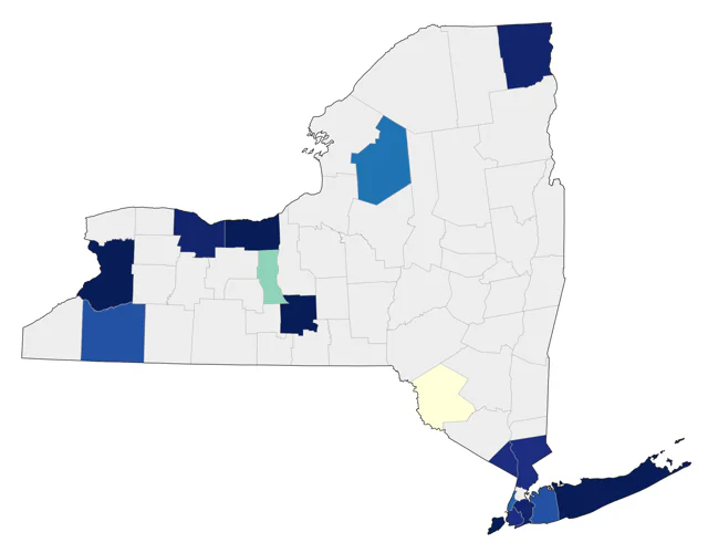 Purple Gallinule county map