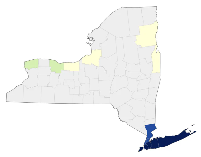Razorbill county map