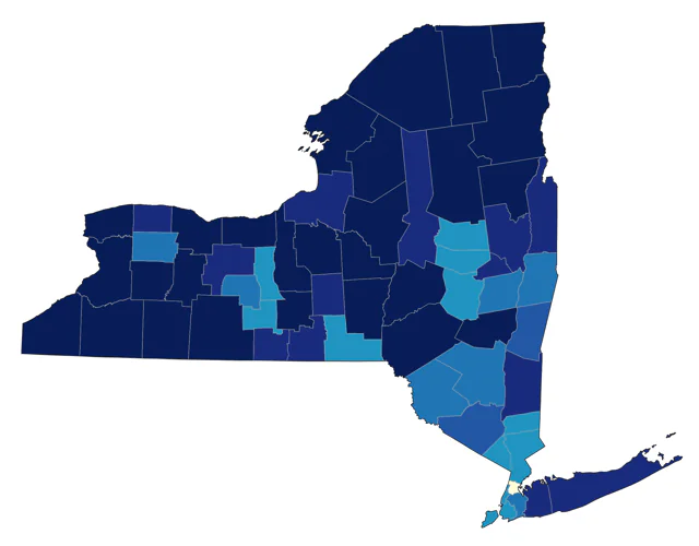 Redpoll county map