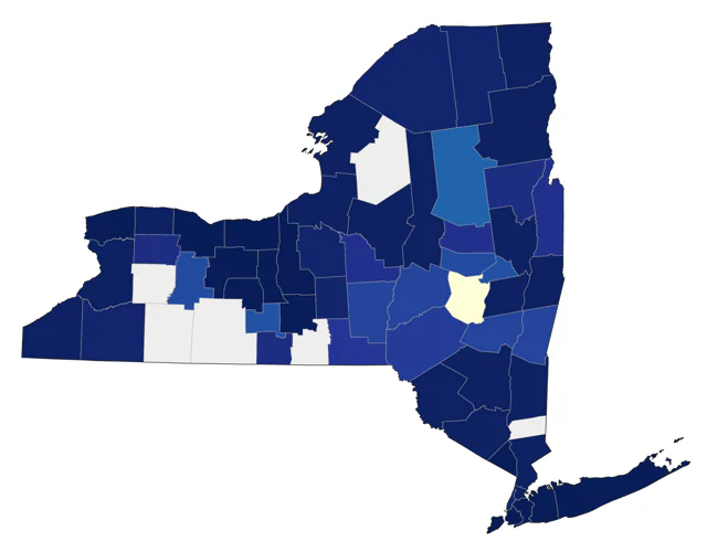Sanderling county map
