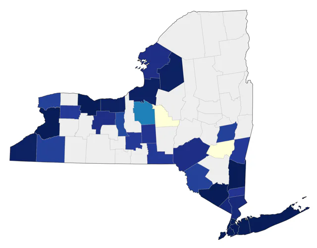 Summer Tanager county map