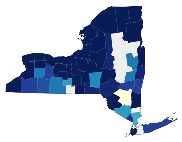 Trumpeter Swan county map