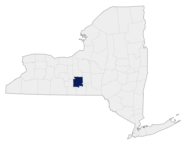 Vega Gull county map