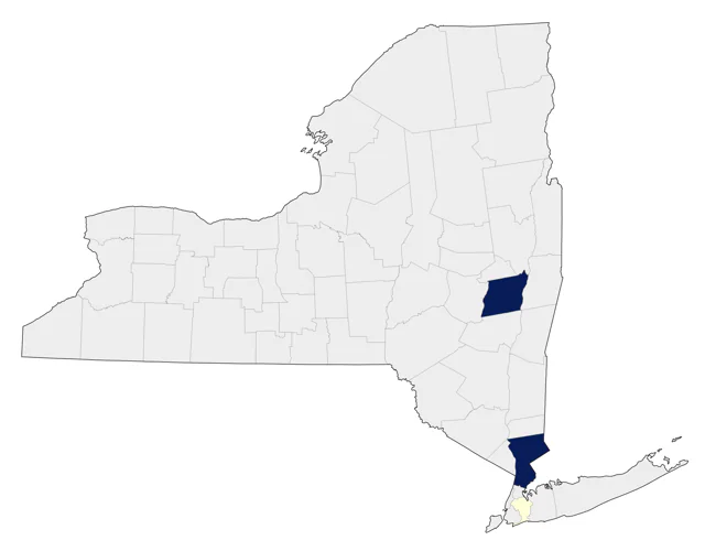 Virginia's Warbler county map