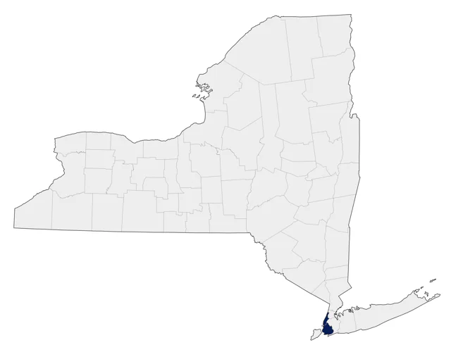 White-winged Parakeet county map