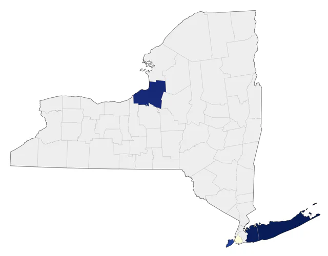 Wilson's Plover county map