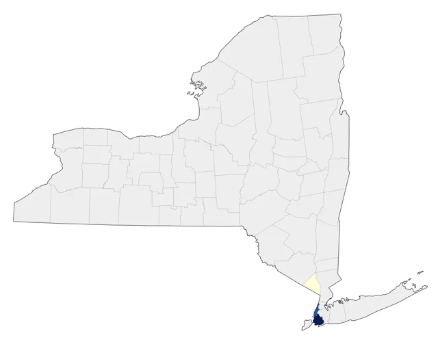 Yellow-fronted Canary county map