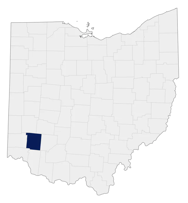 American Flamingo county map