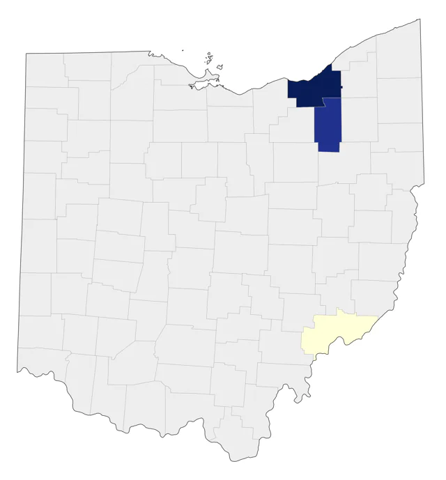 Anhinga county map