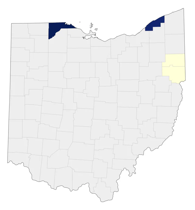 Black-billed Magpie county map