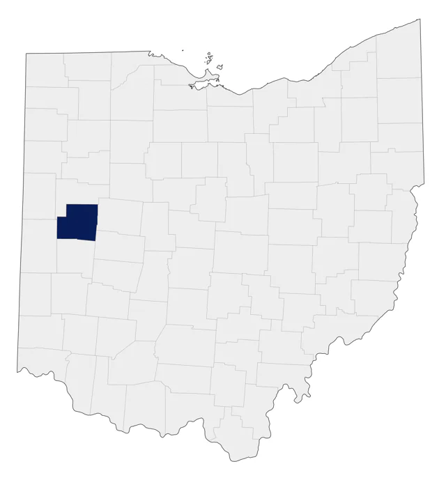 Cassin's Sparrow county map