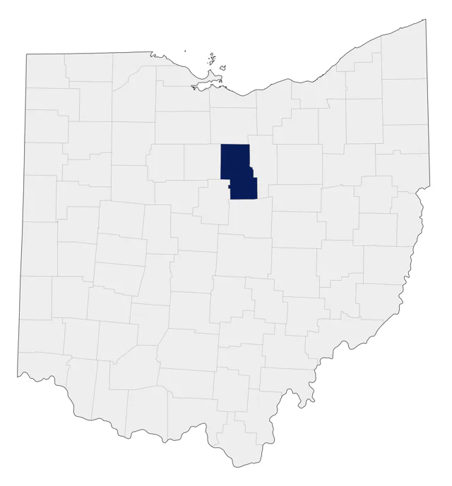 Eastern Spot-billed Duck county map