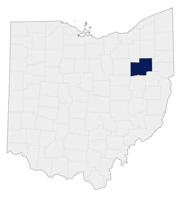 Golden Pheasant county map