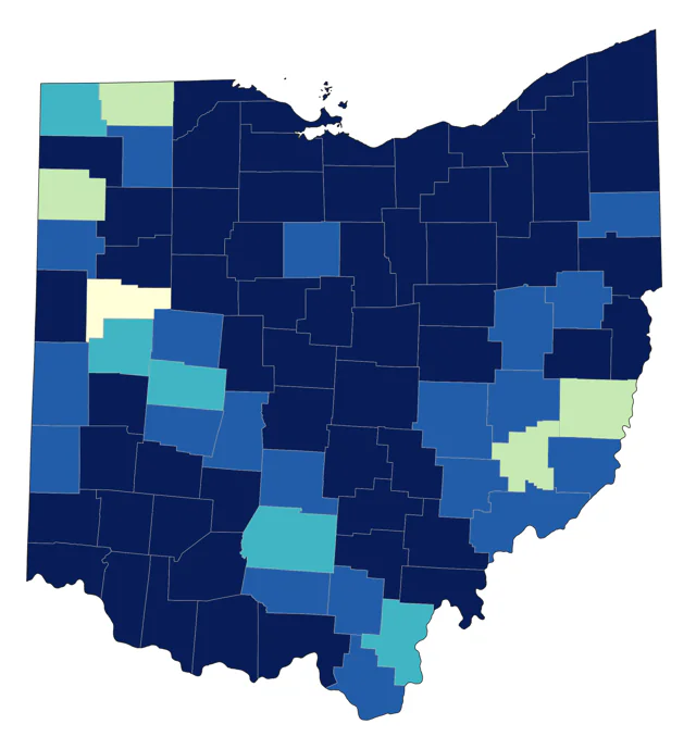 Gray-cheeked Thrush county map