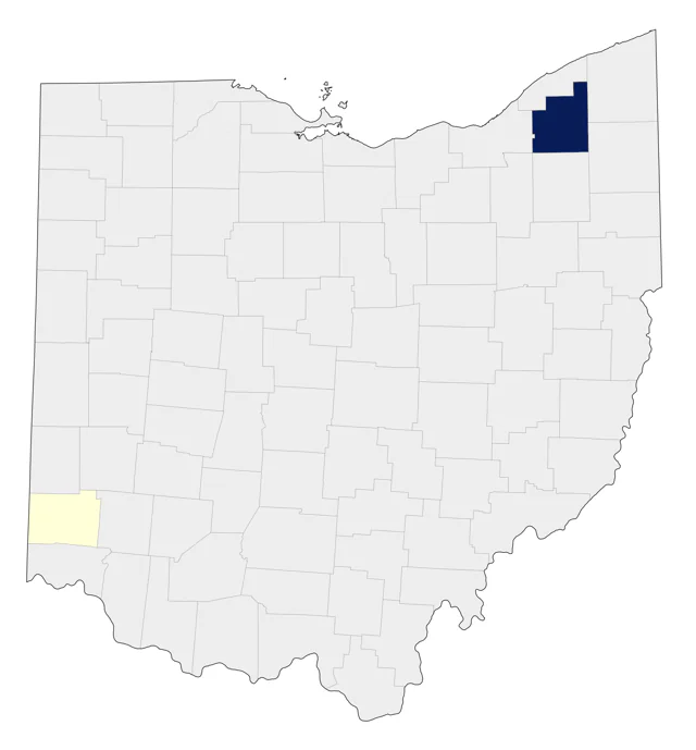 Gray Partridge county map