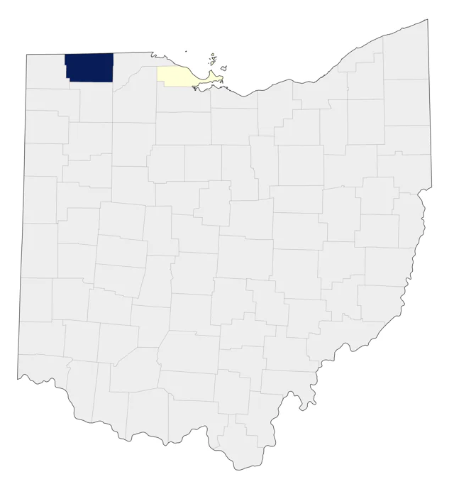 Greater Prairie-Chicken county map