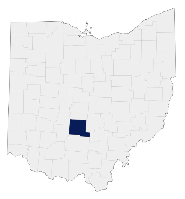 Harris's Hawk county map
