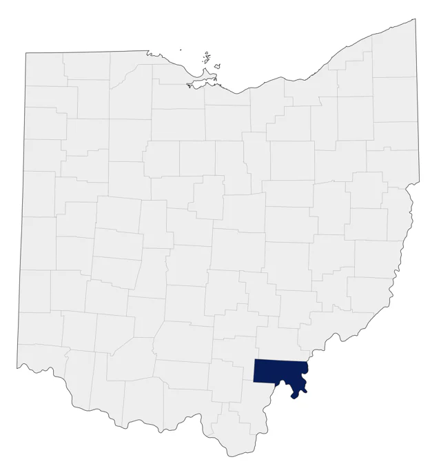 Lazuli Bunting county map