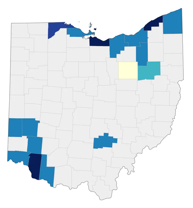 Limpkin county map