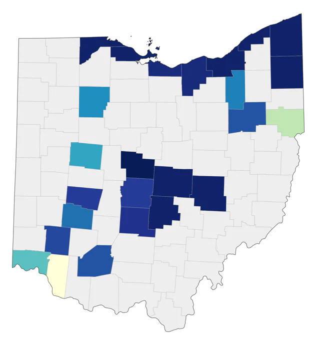 Little Gull county map