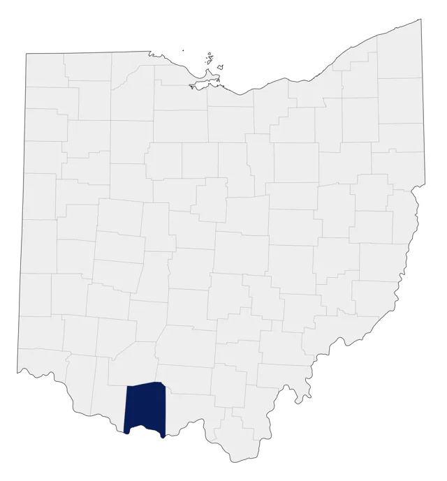 Northern Lapwing county map