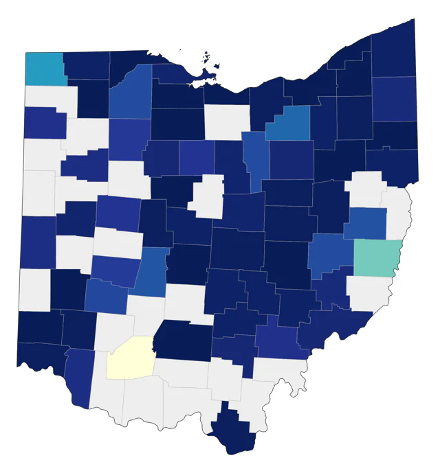 Northern Saw-whet Owl county map