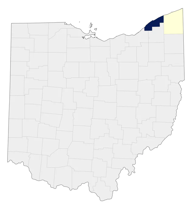 Ross's Gull county map