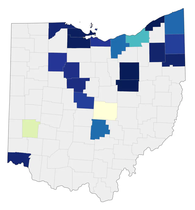 Ruff county map