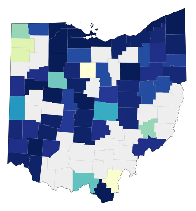 Sanderling county map