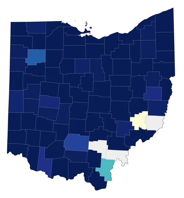 Semipalmated Plover county map